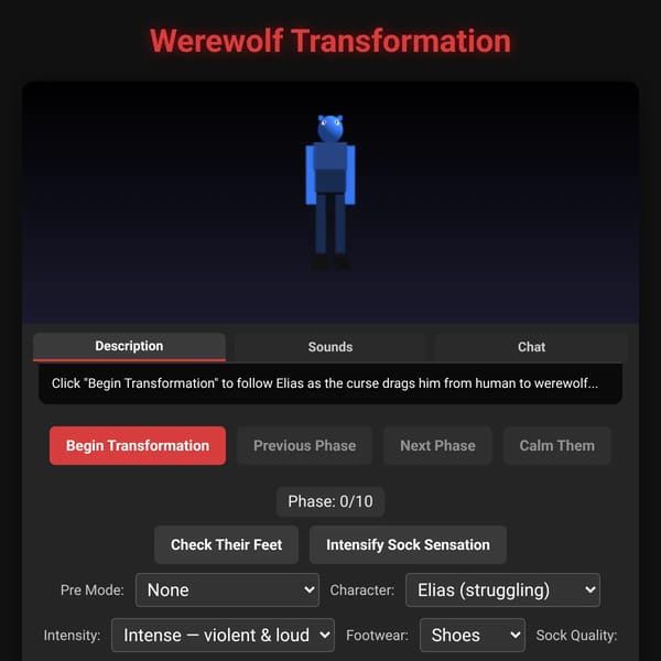 Werewolf Transformation remastered pre alpha