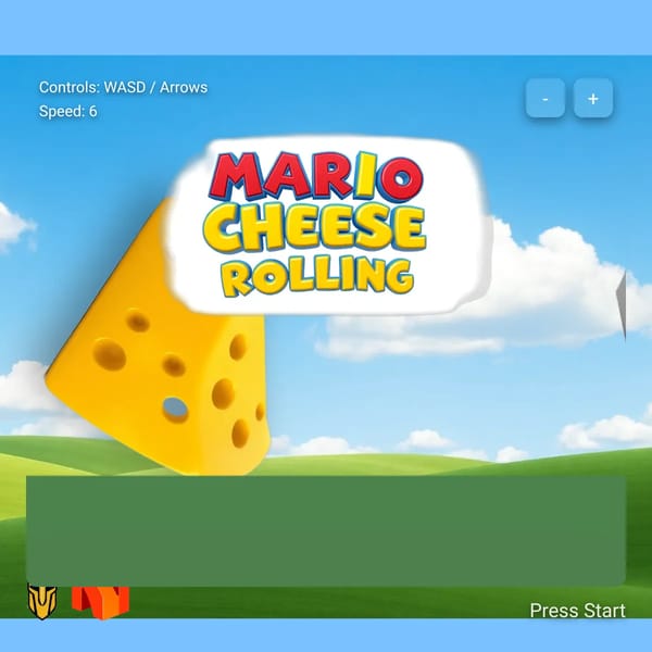 Mario Cheese Rolling - N64