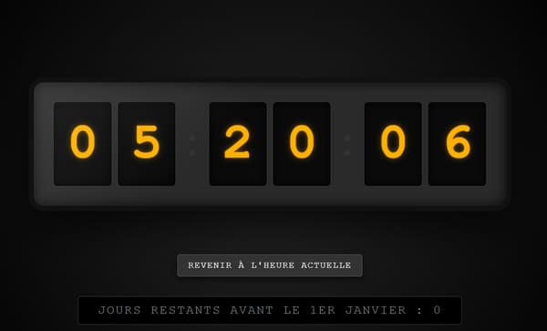 Horloge Années 80 + Orbe Chromatique
