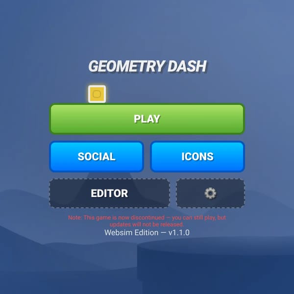Geometry Dash: Websim Edition