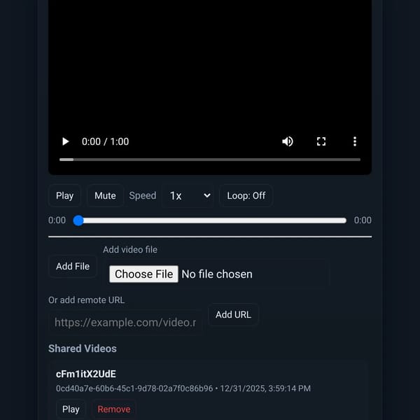 Random Video Player