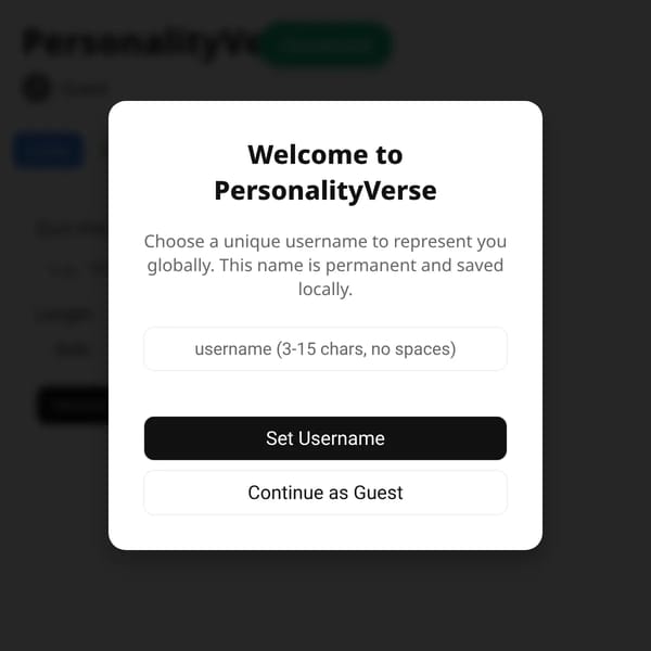 Personality Quiz Generator