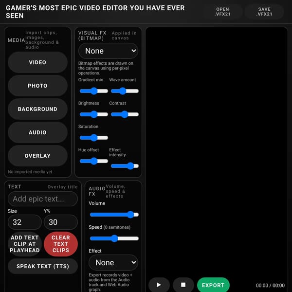 Gamer's most epic video editor you have ever seen (V18)