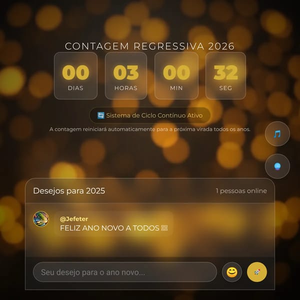 Virada de Ano em Tempo Real