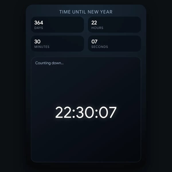 New Year Countdown
