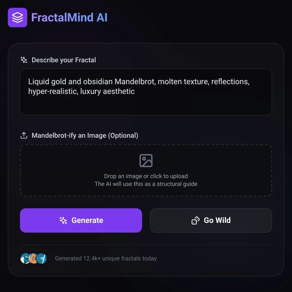 FractalMind AI - Mandelbrot Generator