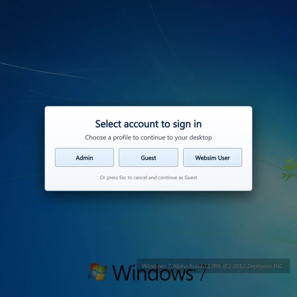 Windows 7 ALPHA 11784