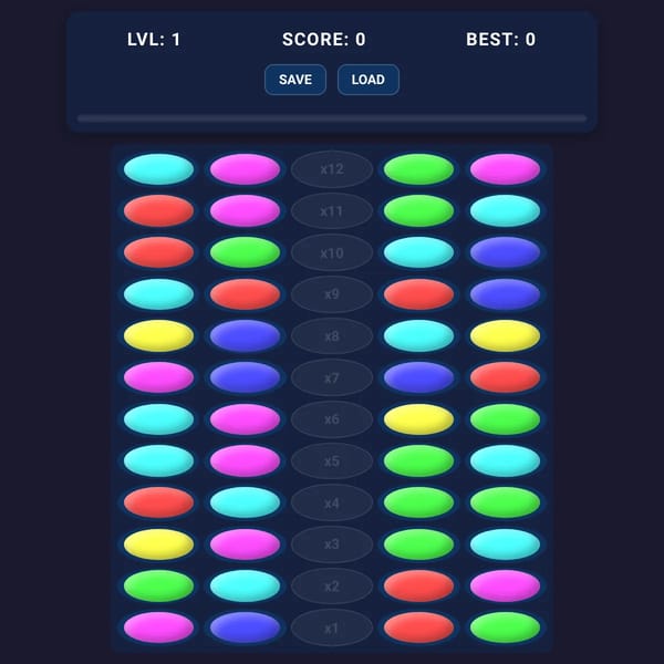 Bead Drop (Unique Match-3 Risk Game)