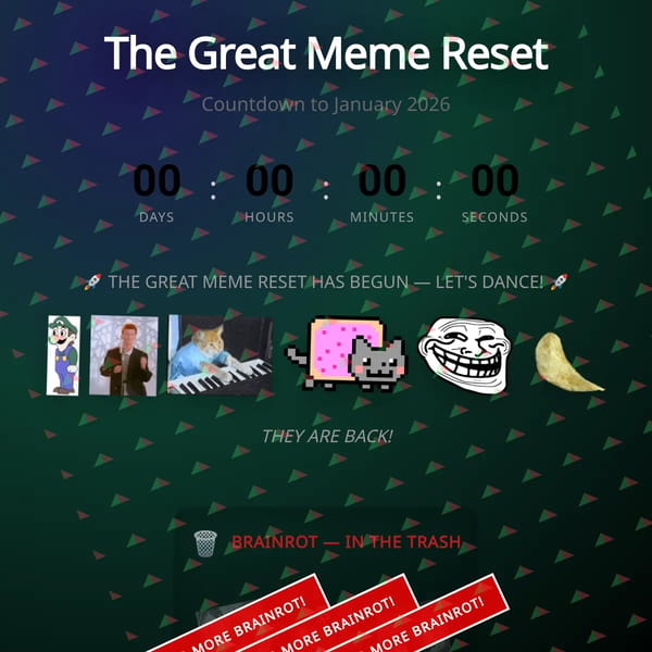 The Great Meme Reset