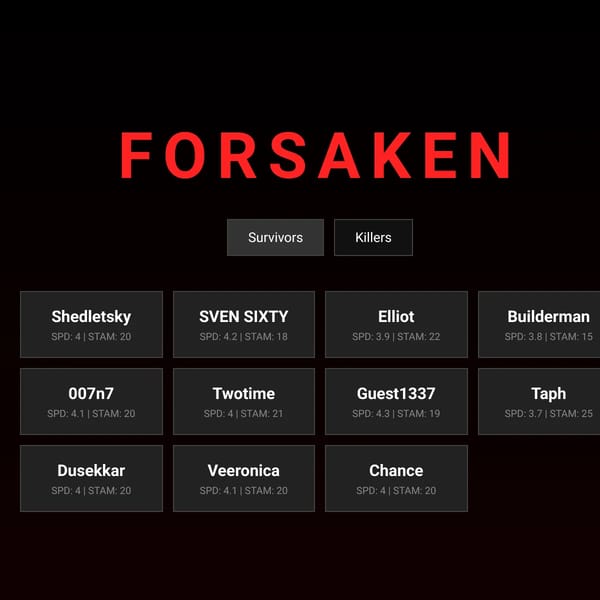 FORSAKEN - Online Asymmetrical Horror