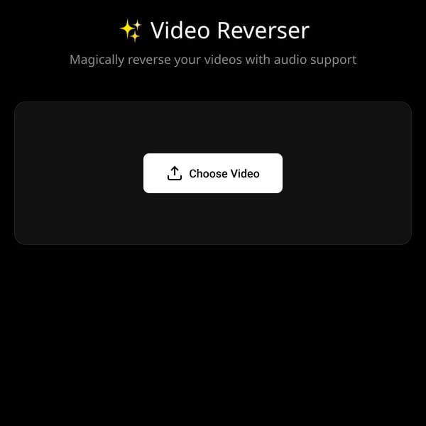 Video Reverser - Magically Reverse Your Videos