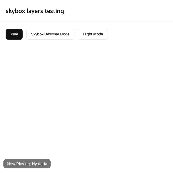 skybox layers testing (discontinued)
