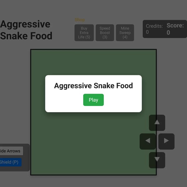 Aggressive Food Snake
