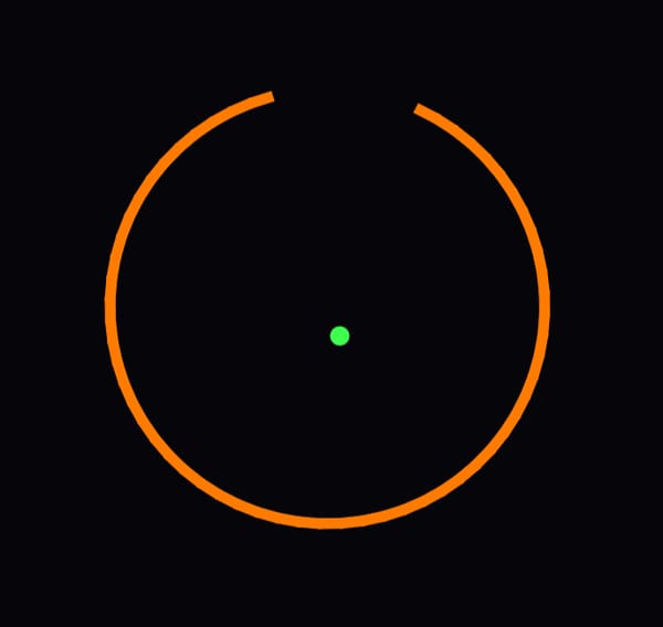 Ball Bouncing Around Ring