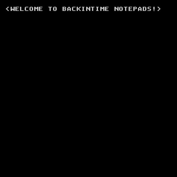 BackInTime Notepad