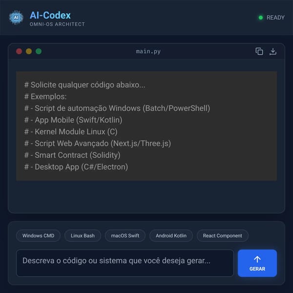 AI-Codex | Gerador Universal de Código