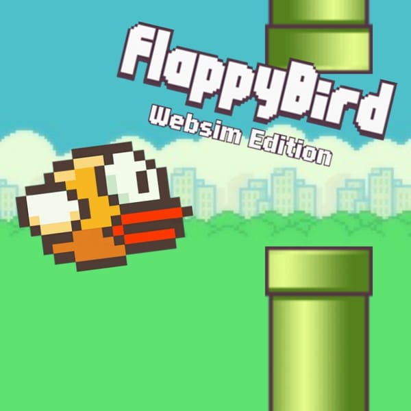 Flappy Bird Websim Edition