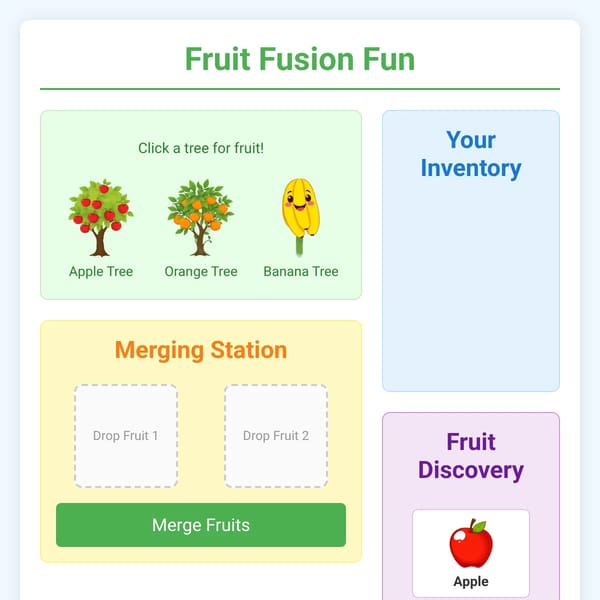 Fruit Fusion Fun(NOT MINE)