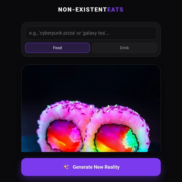 This Food Does Not Exist