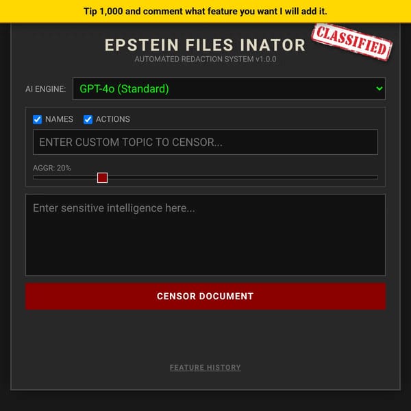 Epstein Files Inator