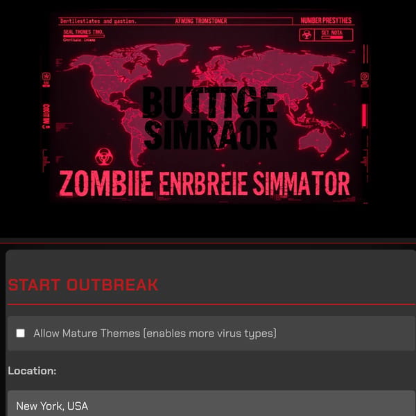 Zombie Outbreak Maker (My Take)