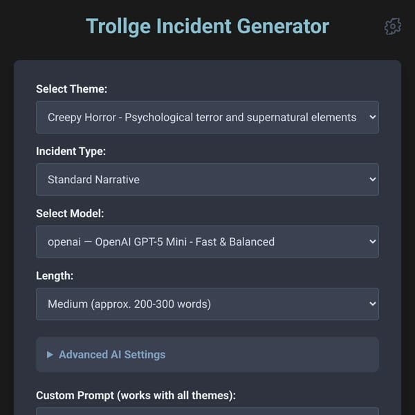 Trollge Text Generator