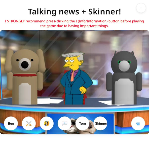 Talking News + Skinner!