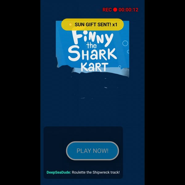 Finny the Shark Kart