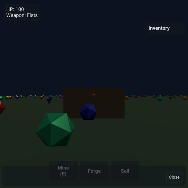 Mini Miner — First Person