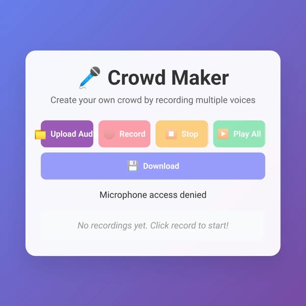 Crowd Maker