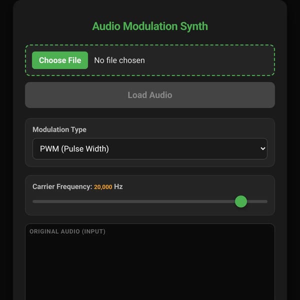 PWM Audio Player