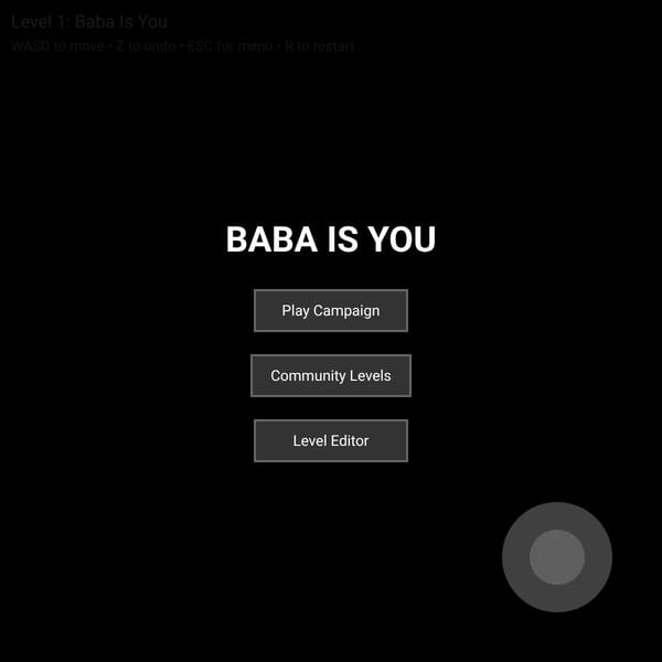 BABA IS YOU: FANMADE VERSION