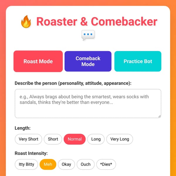 Roaster & Comebacker