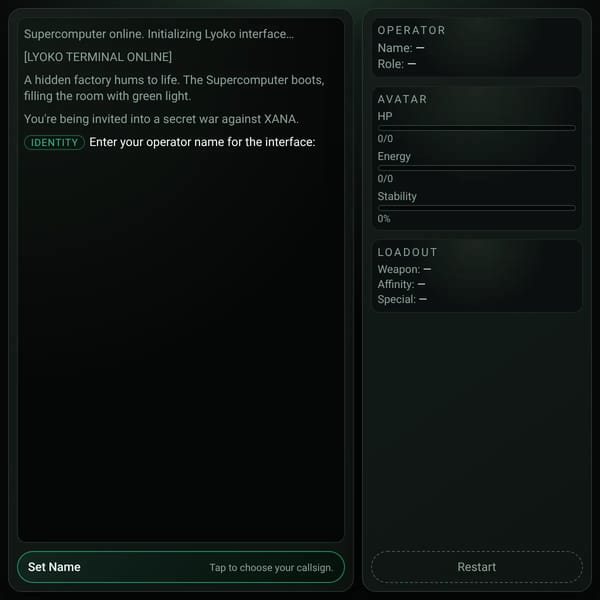 Code Lyoko: Text RPG
