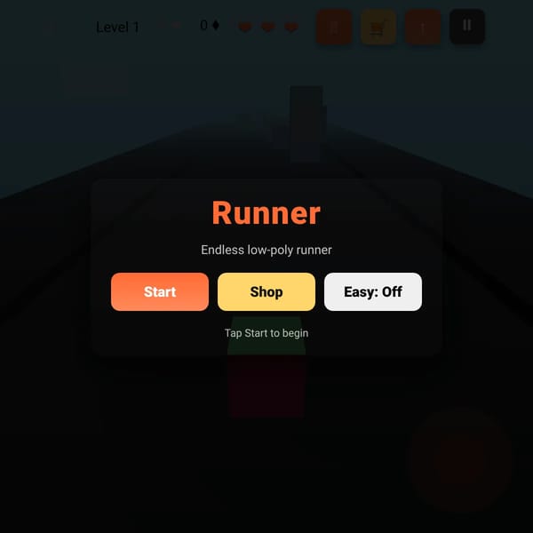 Interactive 3D Game Interface