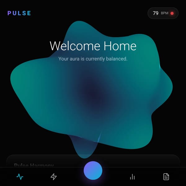 Heart rate app concept
