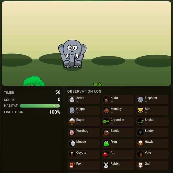 Wildlife Observation Game