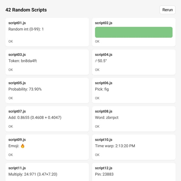 42 Random Scripts