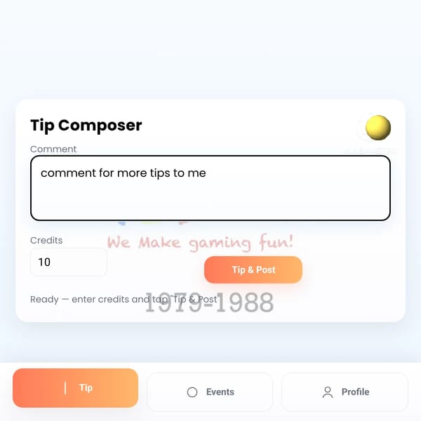 comment for more tips to me