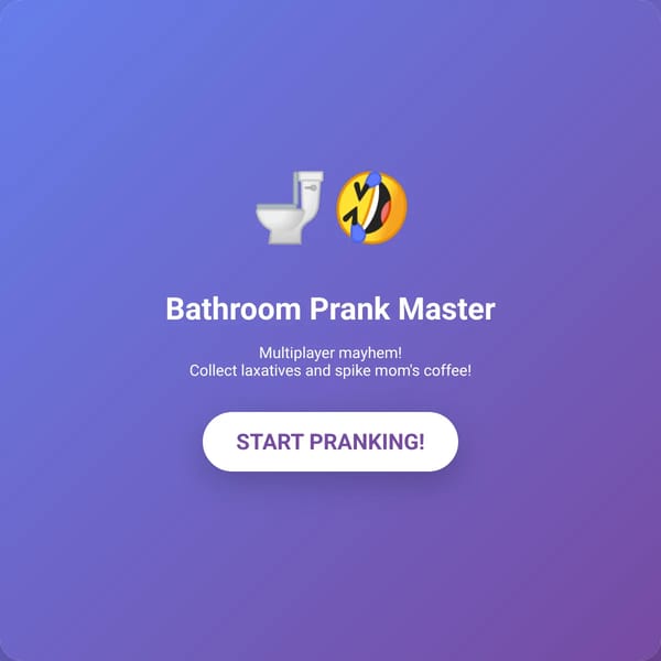 Bathroom Prank Master
