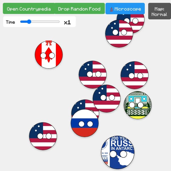 Draggable Countryballs