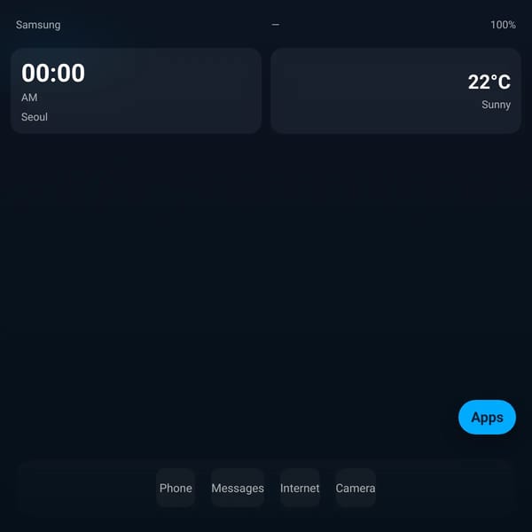 Samsung 2026 Homescreen (Prototype)