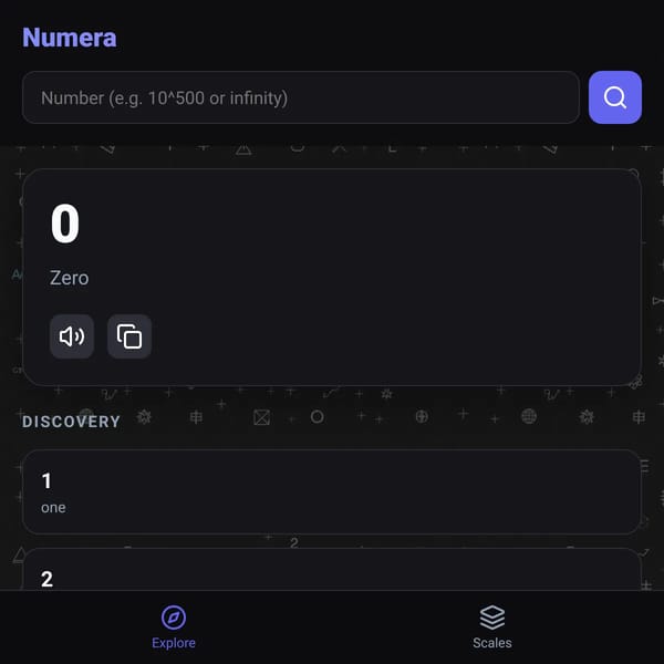 Number Name Explorer