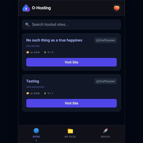 Onaffanyeee Hosting