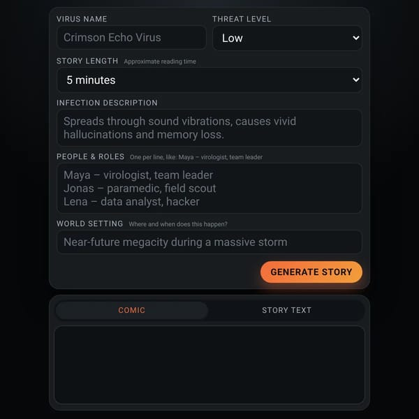 Virus Story Generator