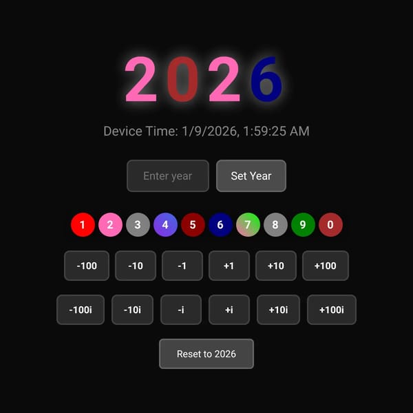Time Travel Interface