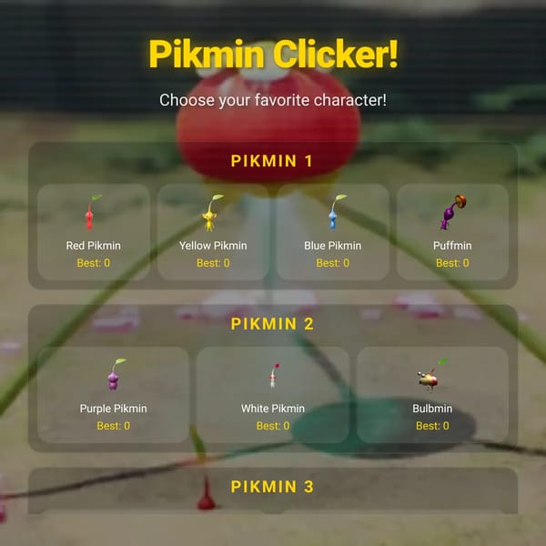 Pikmin Clicker
