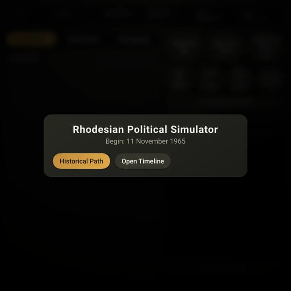 Rhodesian Political Simulator