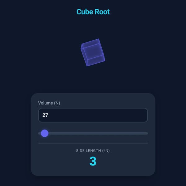 Cube Root Calculator