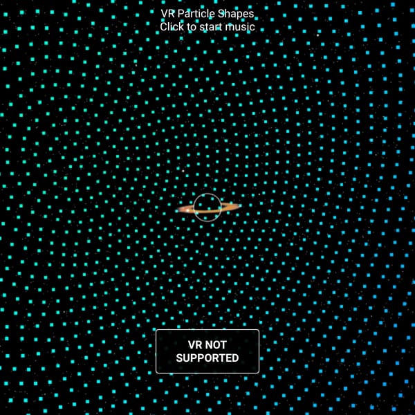 VR Particle Shapes